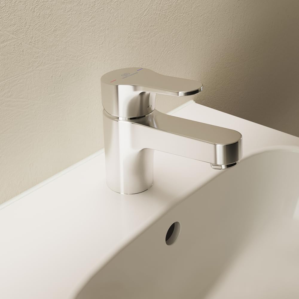 Cerabase Single Lever Mini Basin Mixer tap, Chrome