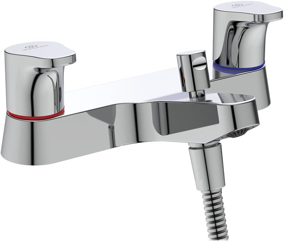 Cerabase Dual Control Bath Shower Mixer tap, BD058AA, Chrome