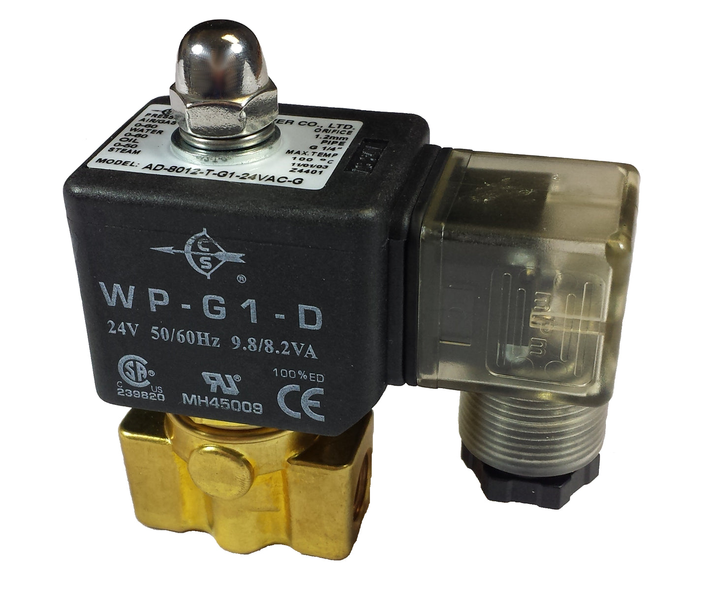 1/4 Brass solenoid valve 0-150 Bar 2/2 way Normally Closed Thread Type BSP (G) ( specify the pressure required )