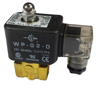 1/4 Brass solenoid valve 0-150 Bar 2/2 way Normally Closed Thread Type BSP (G) ( specify the pressure required )