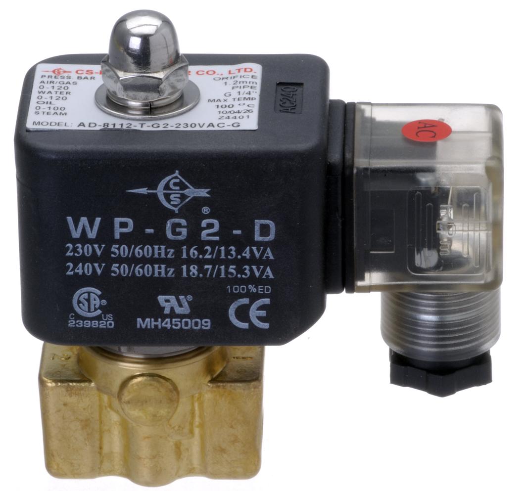 1/4 Brass solenoid valve 0-150 Bar 2/2 way Normally Closed Thread Type BSP (G) ( specify the pressure required )
