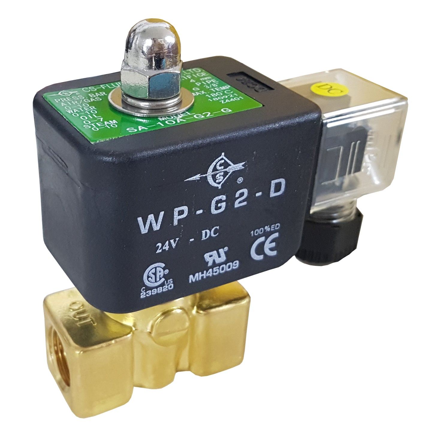1/8, 1/4, 3/8 Steam Solenoid Valve 0-10 Bar 2/2 N/Closed BSP (G) thread type