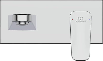Standard Ceraplan Single Lever Wall Mounted Basin Mixer Tap Chrome