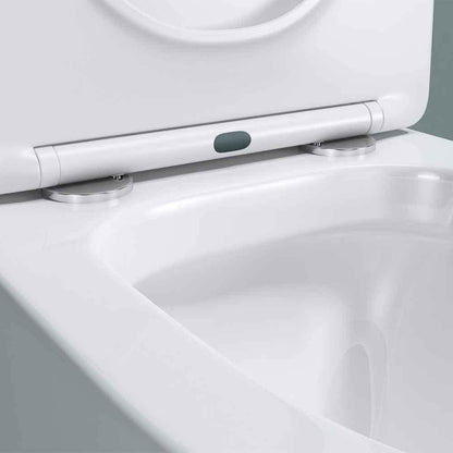 Comfort Height Close Coupled Toilet with Soft Close Seat and Cistern Eldery Disabled WC Raised Height Pan