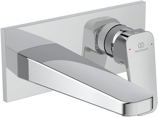 Standard Ceraplan Single Lever Wall Mounted Basin Mixer Tap Chrome
