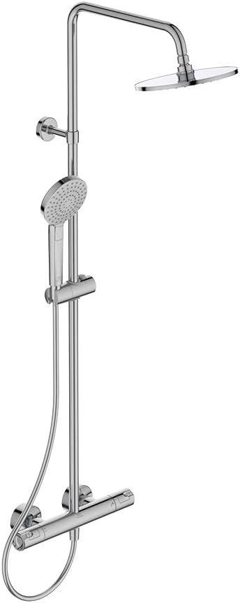 Ceratherm T50 Thermostatic Dual Shower Mixer, Chrome,