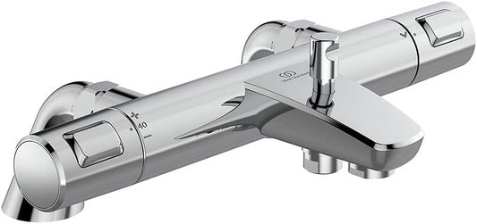 Standard Ceratherm T25 Exposed Thermostatic Rim Mounted Bath Shower Mixer, Chrome