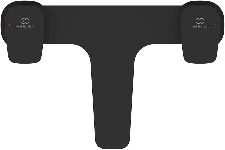 Ceraplan Dual Control Bath Filler, Silk Black