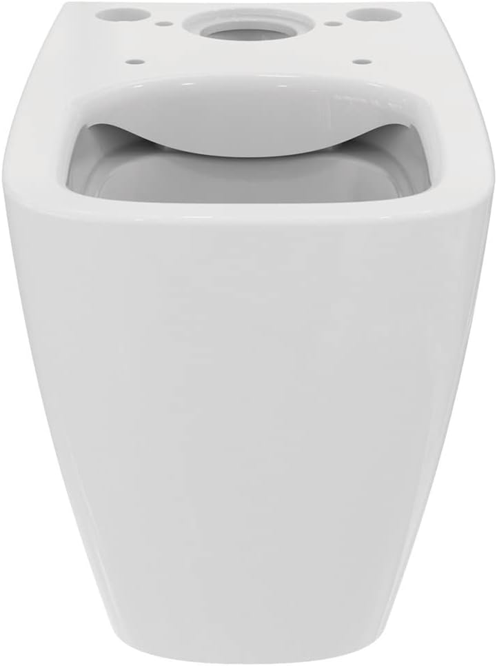 Compact Close coupled Toilet Bowl, White