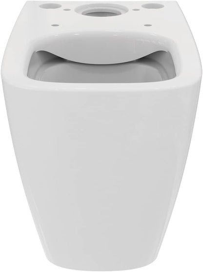 Compact Close coupled Toilet Bowl, White