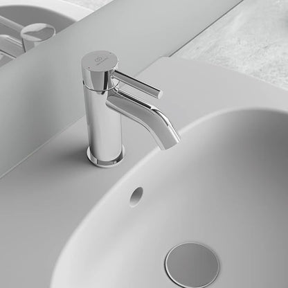 Ceraline Basin Mixer With Clicker Waste