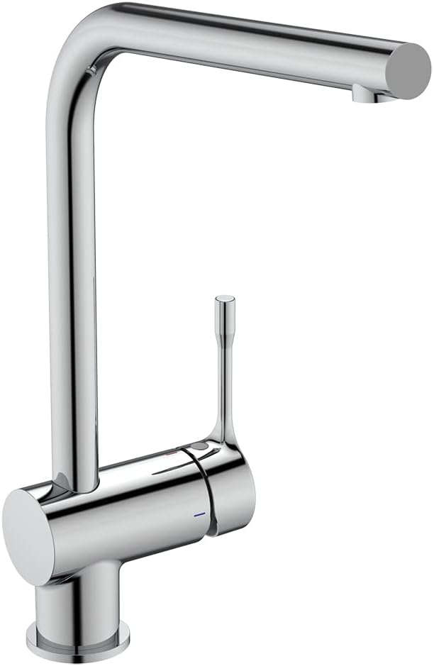 Standard Ceralook Single Lever l-Shape spout Kitchen tap, Chrome