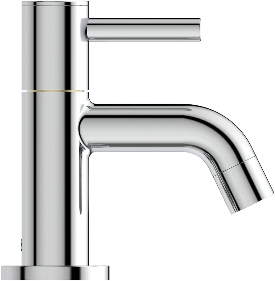 Ceraline Basin Pillar Taps, Chrome