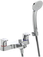 Cerabase Dual Control Bath Shower Mixer tap, BD058AA, Chrome