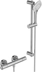 Ceratherm T100 Thermostatic Shower Mixer with kit, Chrome,