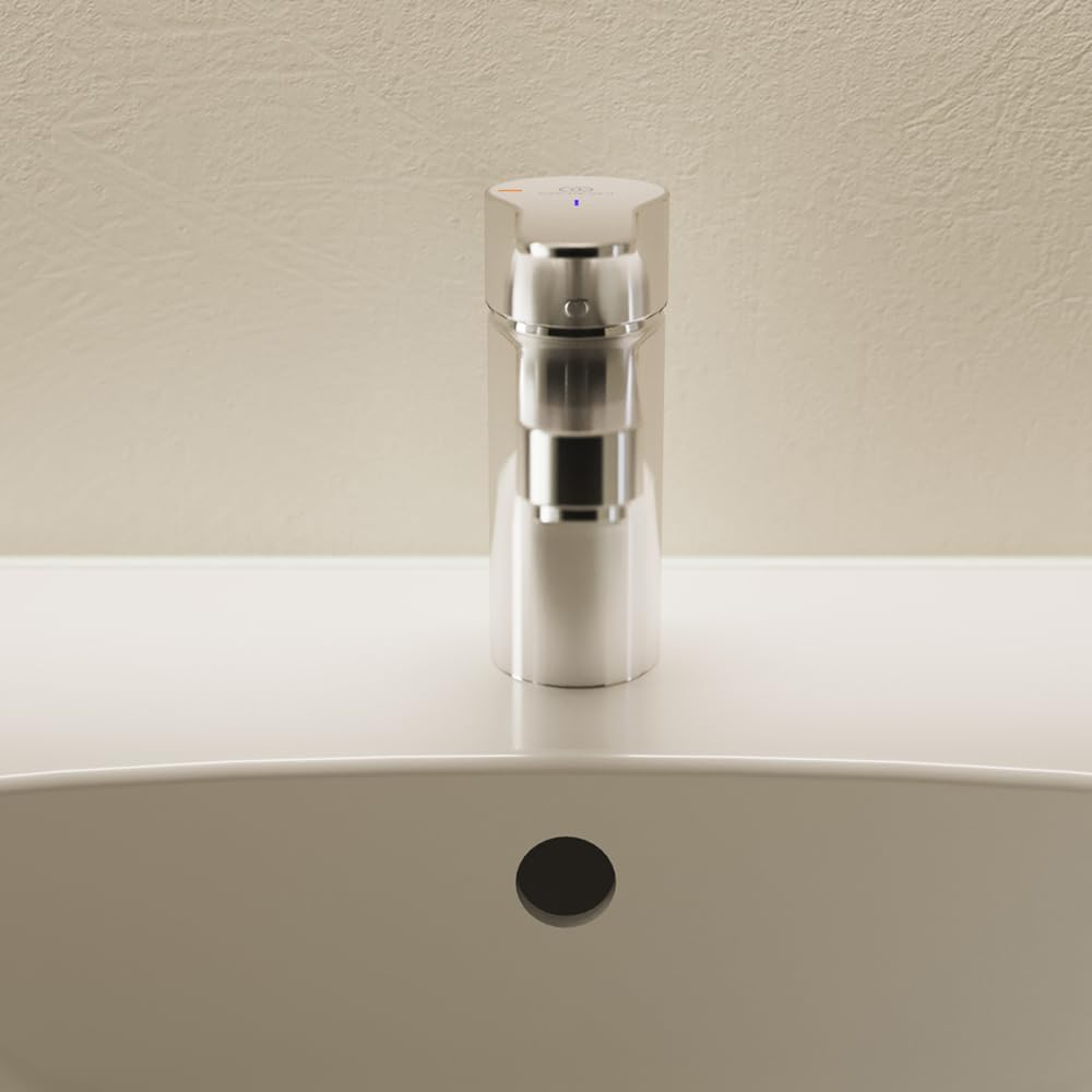 Cerabase Single Lever Basin Mixer tap with Click Waste and bluestart Technology