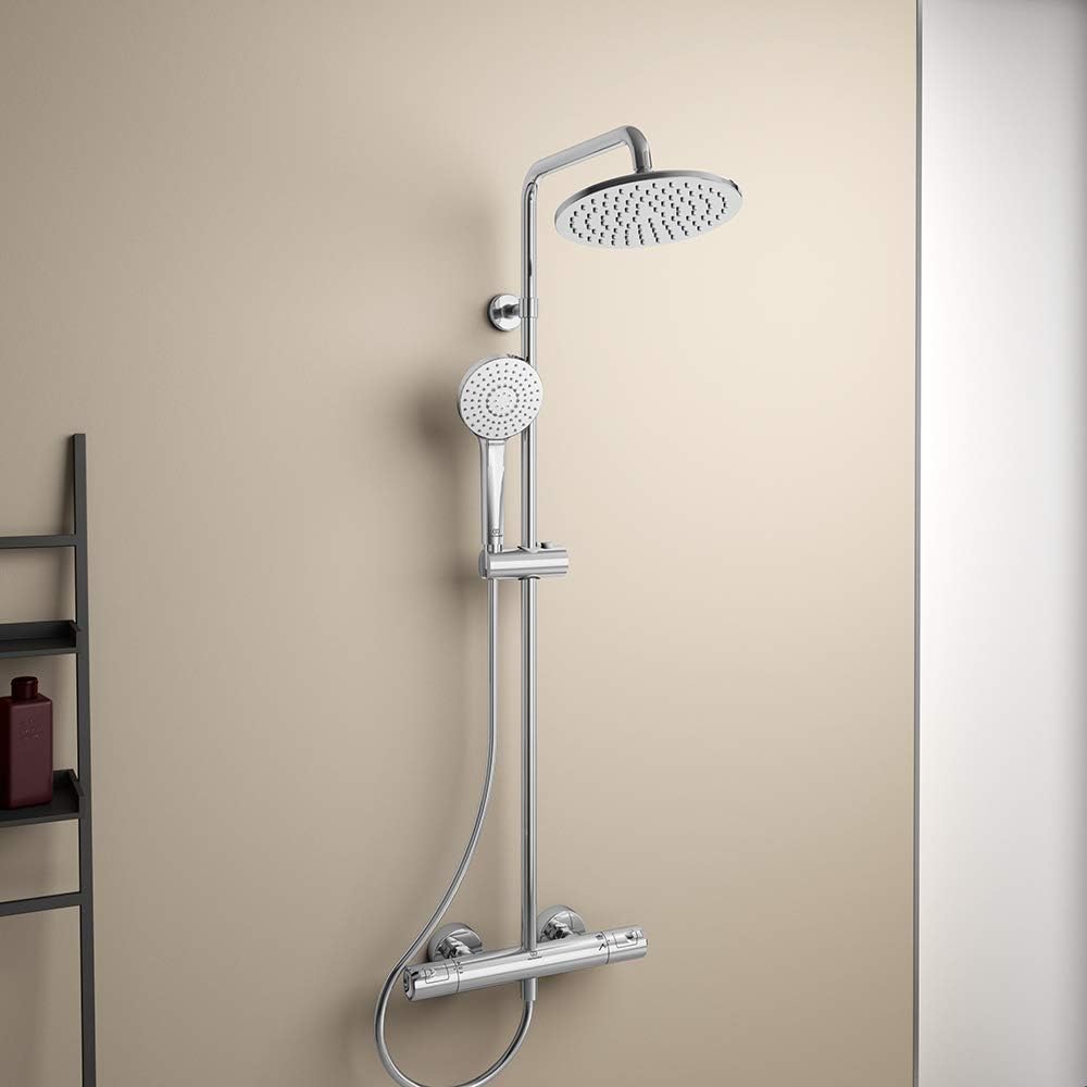 Ceratherm T50 Thermostatic Dual Shower Mixer, Chrome,