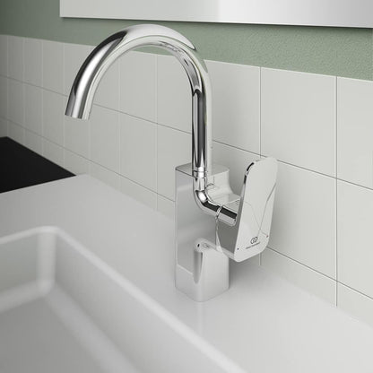 Standard Ceraplan Single Lever High Spout Basin Mixer Tap, Chrome