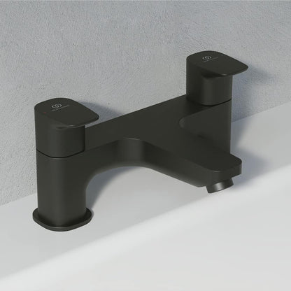 Ceraplan Dual Control Bath Filler, Silk Black