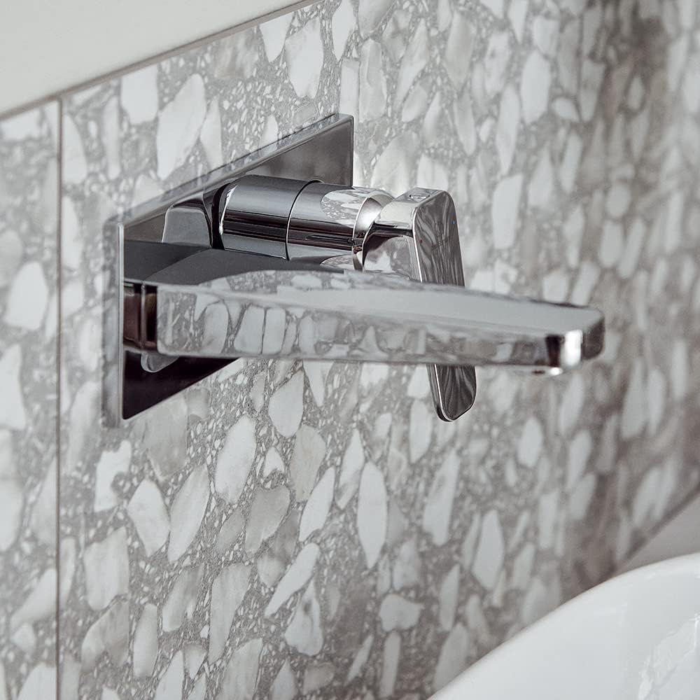 Standard Ceraplan Single Lever Wall Mounted Basin Mixer Tap Chrome