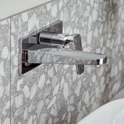 Standard Ceraplan Single Lever Wall Mounted Basin Mixer Tap Chrome
