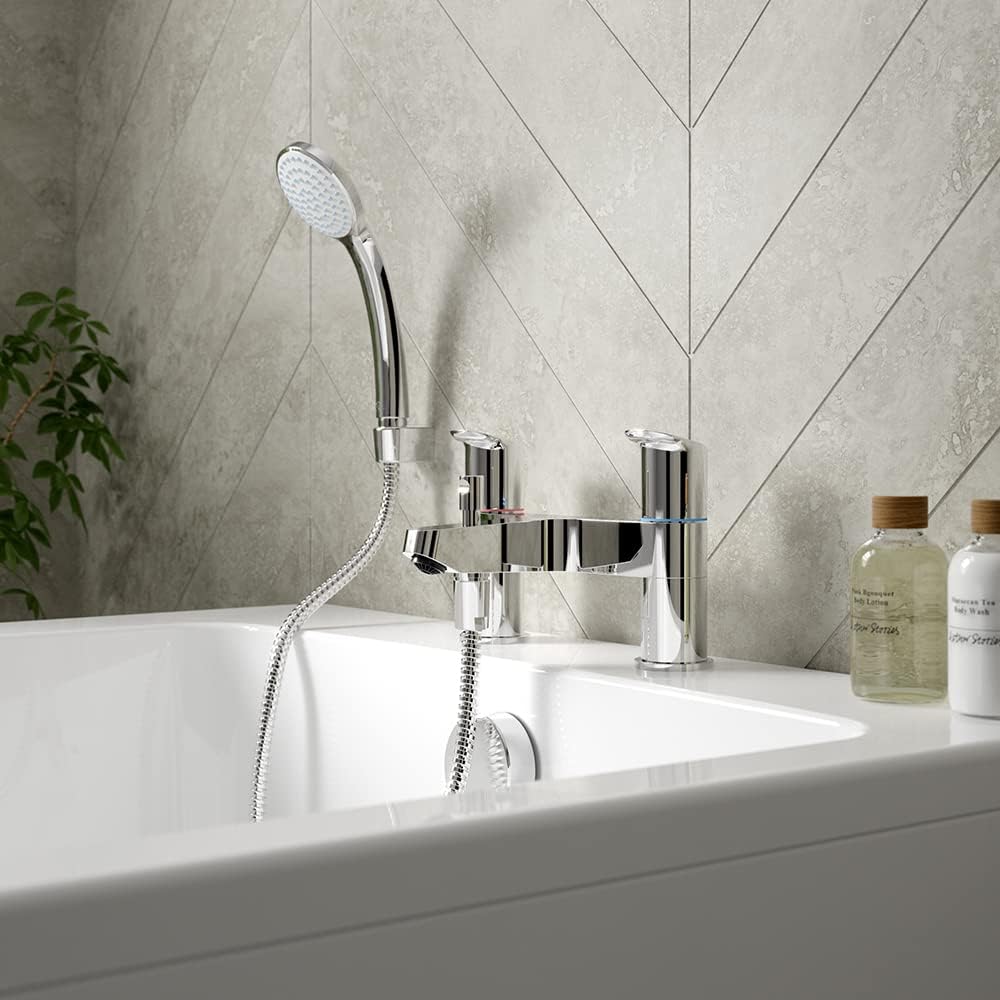 Ceraflex Dual Control Bath Shower Mixer Tap,Chrome