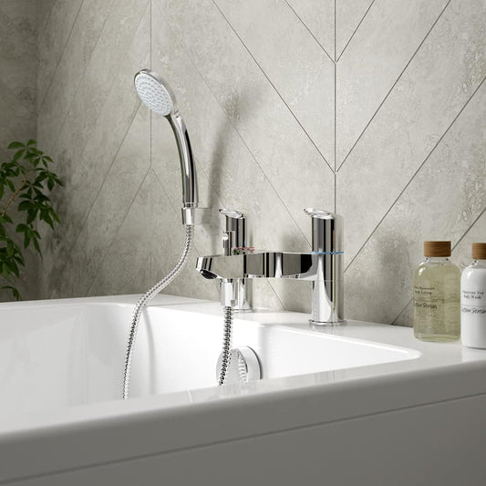 Ceraflex Dual Control Bath Shower Mixer Tap,Chrome