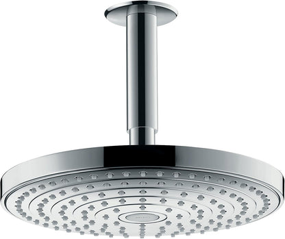 Raindance Select S 240 overhead shower with ceiling connector and 2 spray modes, chrome