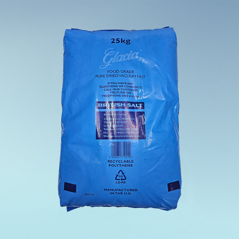 Glacia PDV Food Grade Salt Granules 25kg Bag