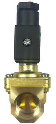 1/2 WRAS Brass water solenoid valve 2/2 N/Closed 0.3-16 Bar