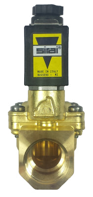 1/2 WRAS Brass water solenoid valve 2/2 N/Closed 0.3-16 Bar